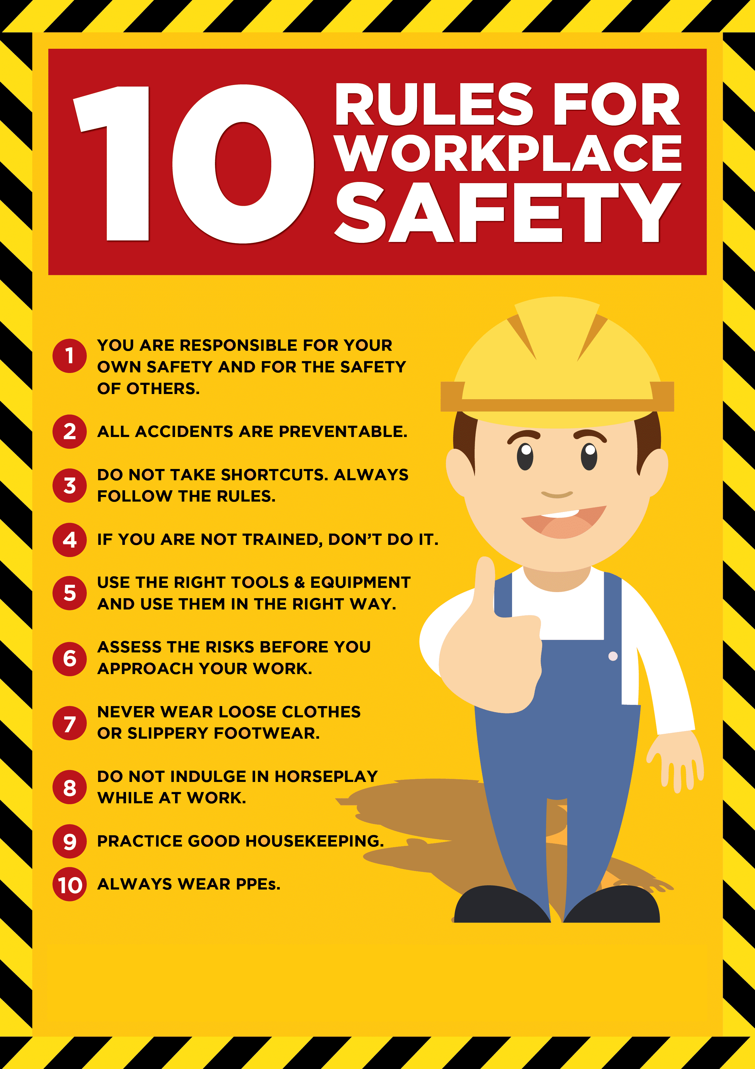 10 Rules for Workplace Safety | McKay Law