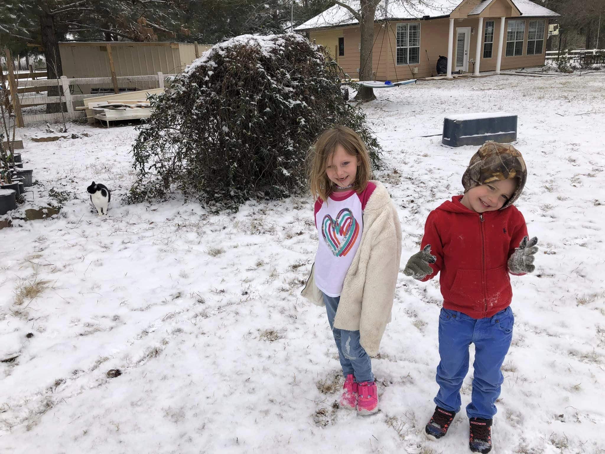 First Snow in Texas 2024 with Lindsey McKay
