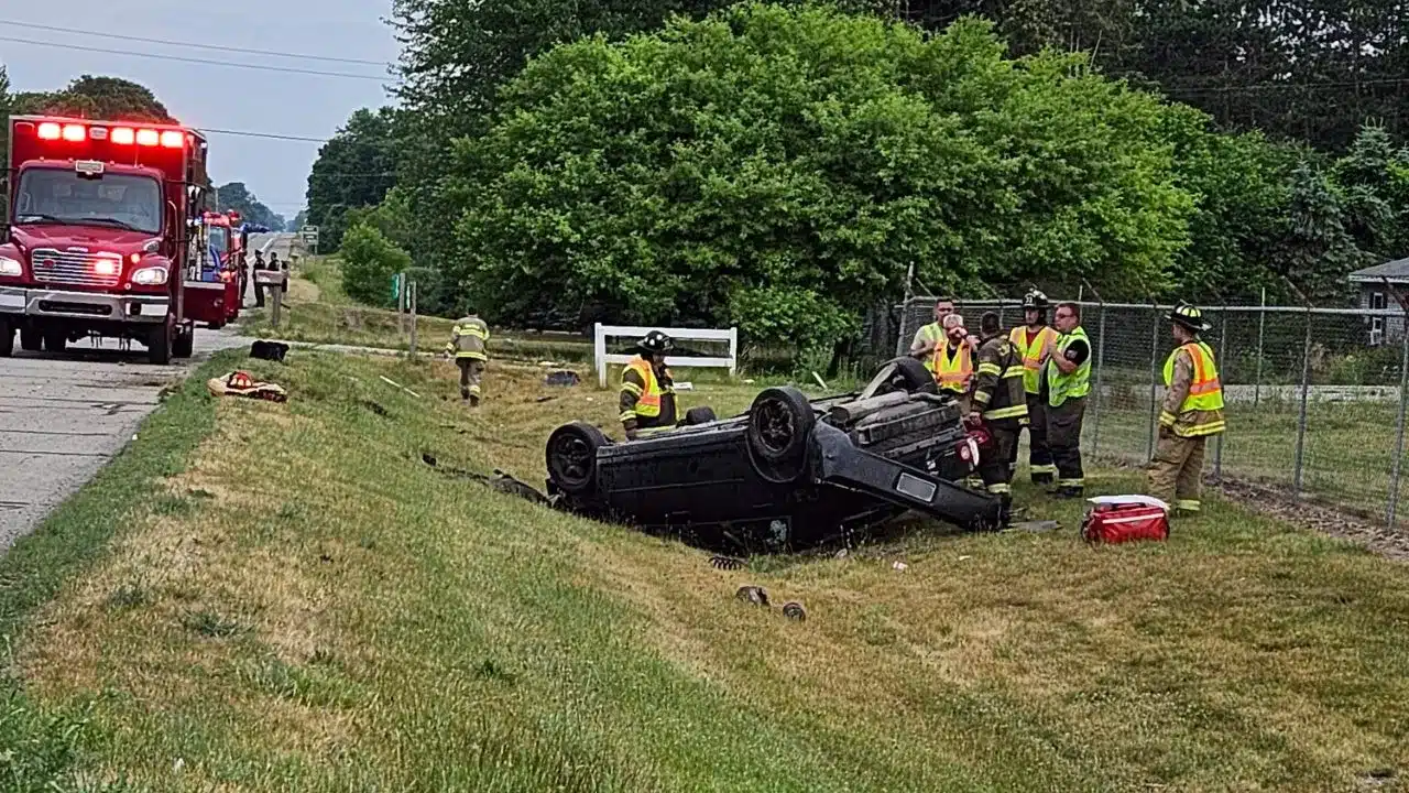 Rollover car accident