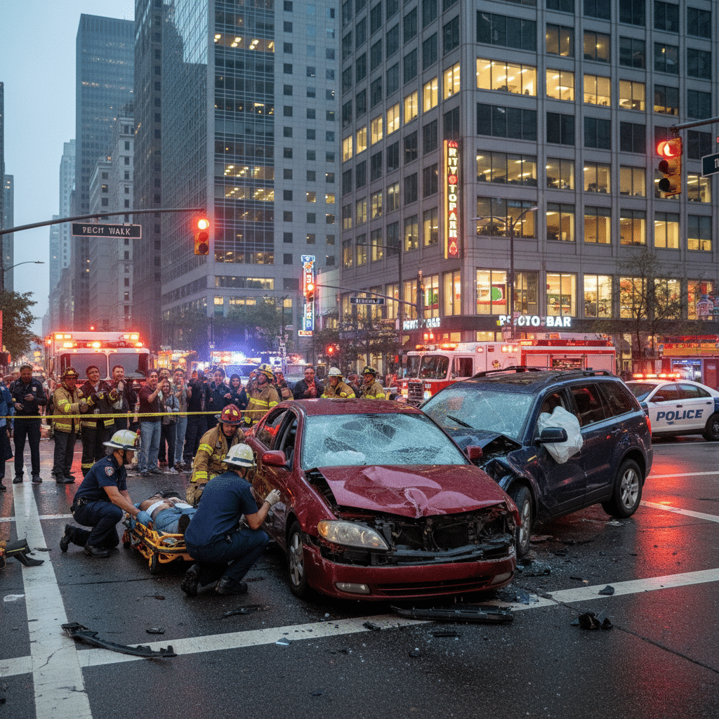 UrbanCarAccidentScene